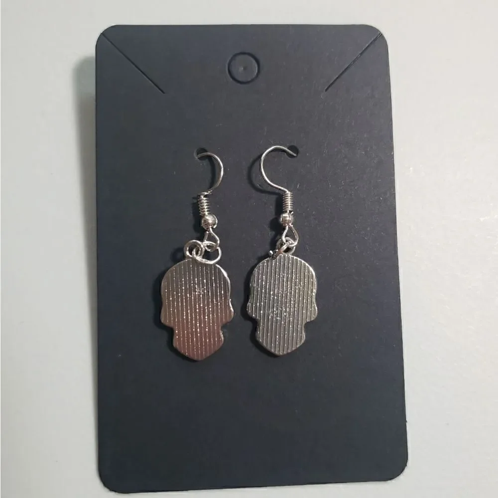 Handmade Halloween Day of the Dead Dia De Muertos candy skull earrings